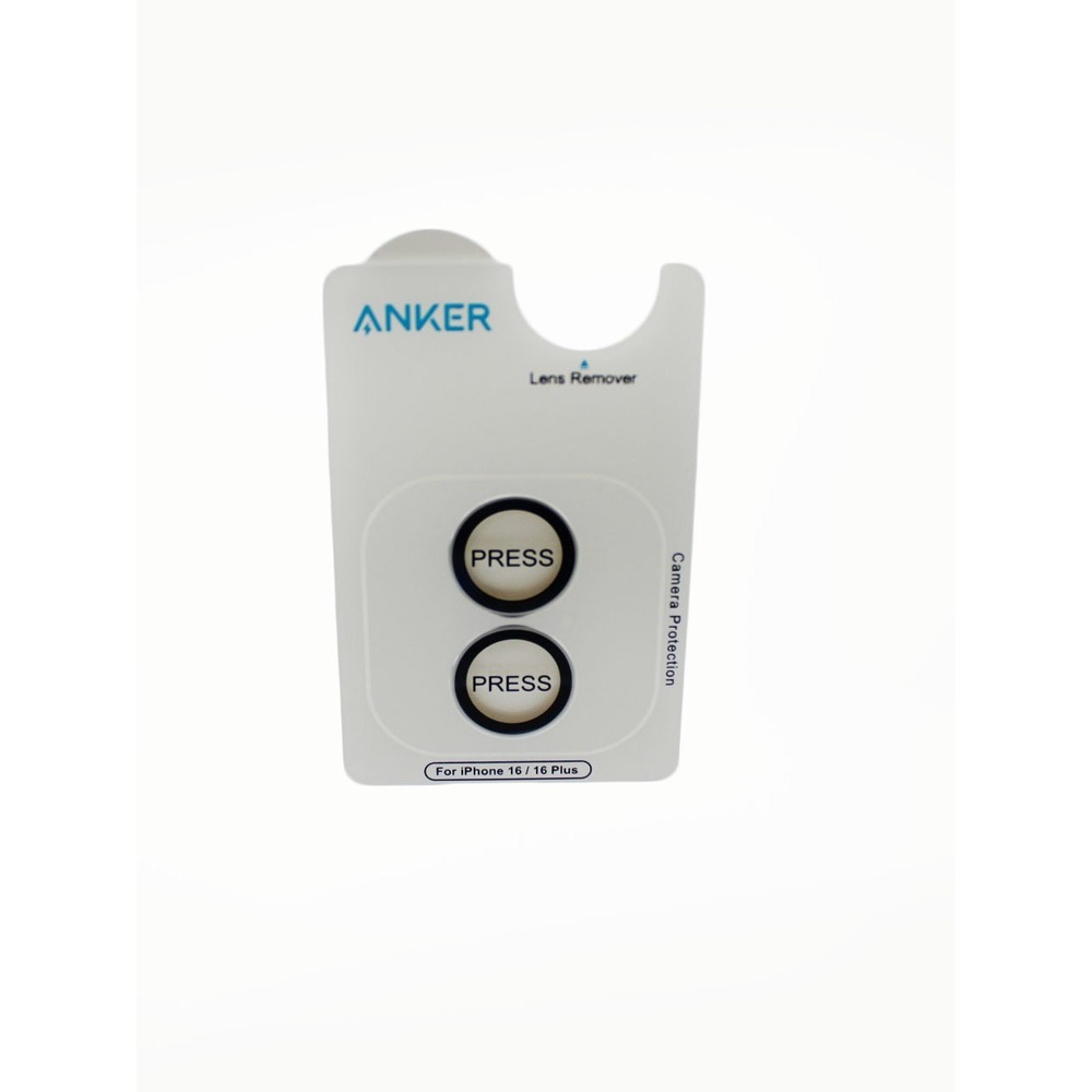 Anker Camera Lens Protector ShieldX‎ Glass 2-Pack for iPhone 16 / 16 Plus A720G